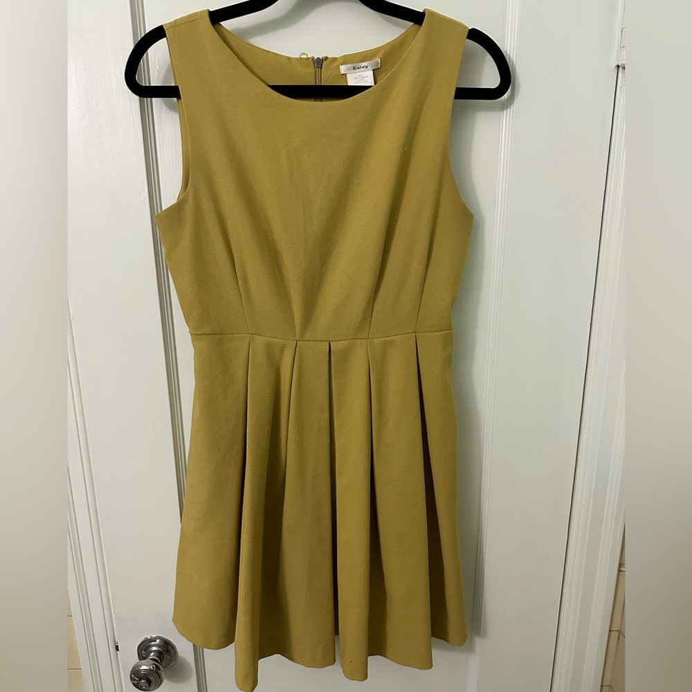 Chartreuse dress